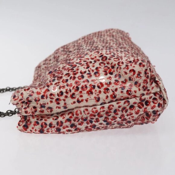 PRADA Shoulder Bag Sequin Red Auth 127445V - Picture 8 of 15